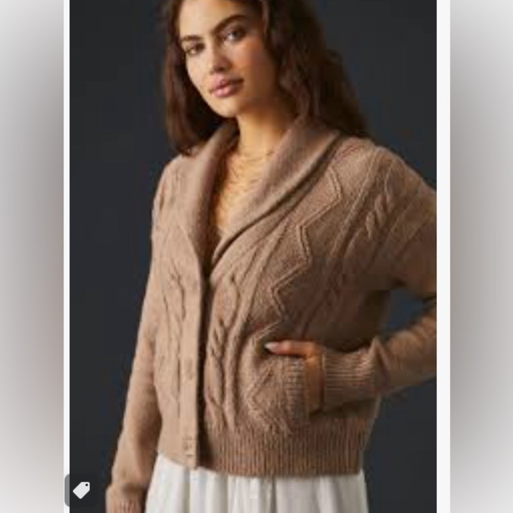 Anthropologie Pilcro Cable Knit Sweater